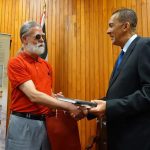 2014 - Courlander's visit to Trinidad and Tobago President Anthony Thomas Aquinas Carmona Residence in Port of Spain (Trinidad)