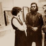 Solo exhibition at RAF car factory. 1983, Jelgava, Latvia